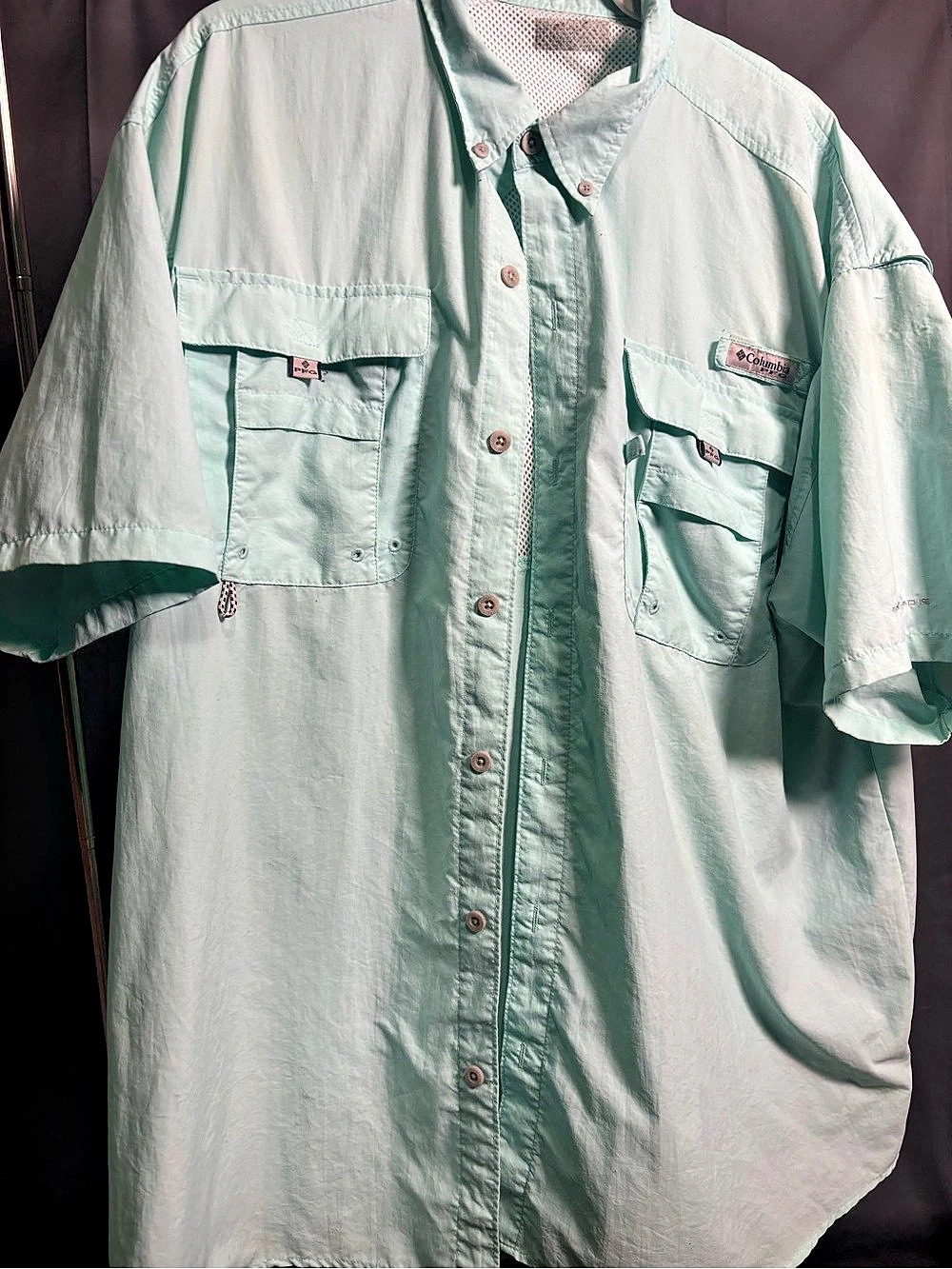 Columbia PFG Tamiami II Short Sleeve Shirt Green